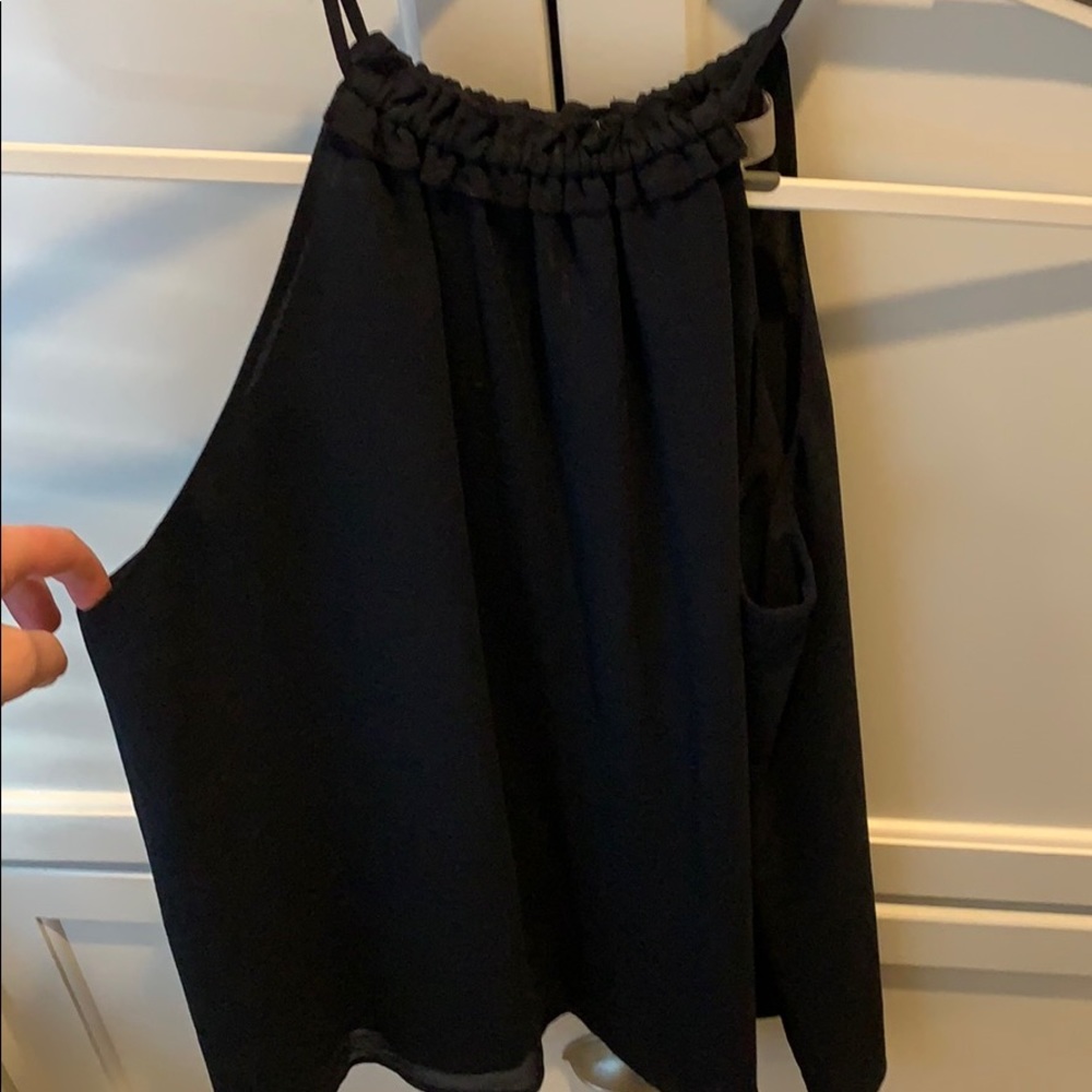 black halter top
